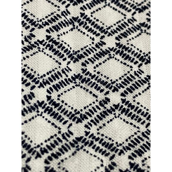 ROWM Men’s Button-Up Shirt Size 4XB, Black & White Diamond Pattern Short Sleeve - Picture 5 of 9